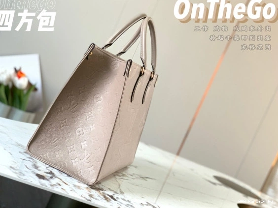 AAA Replica Ru VUITTON ONTHEGO MM LOUIS 0821